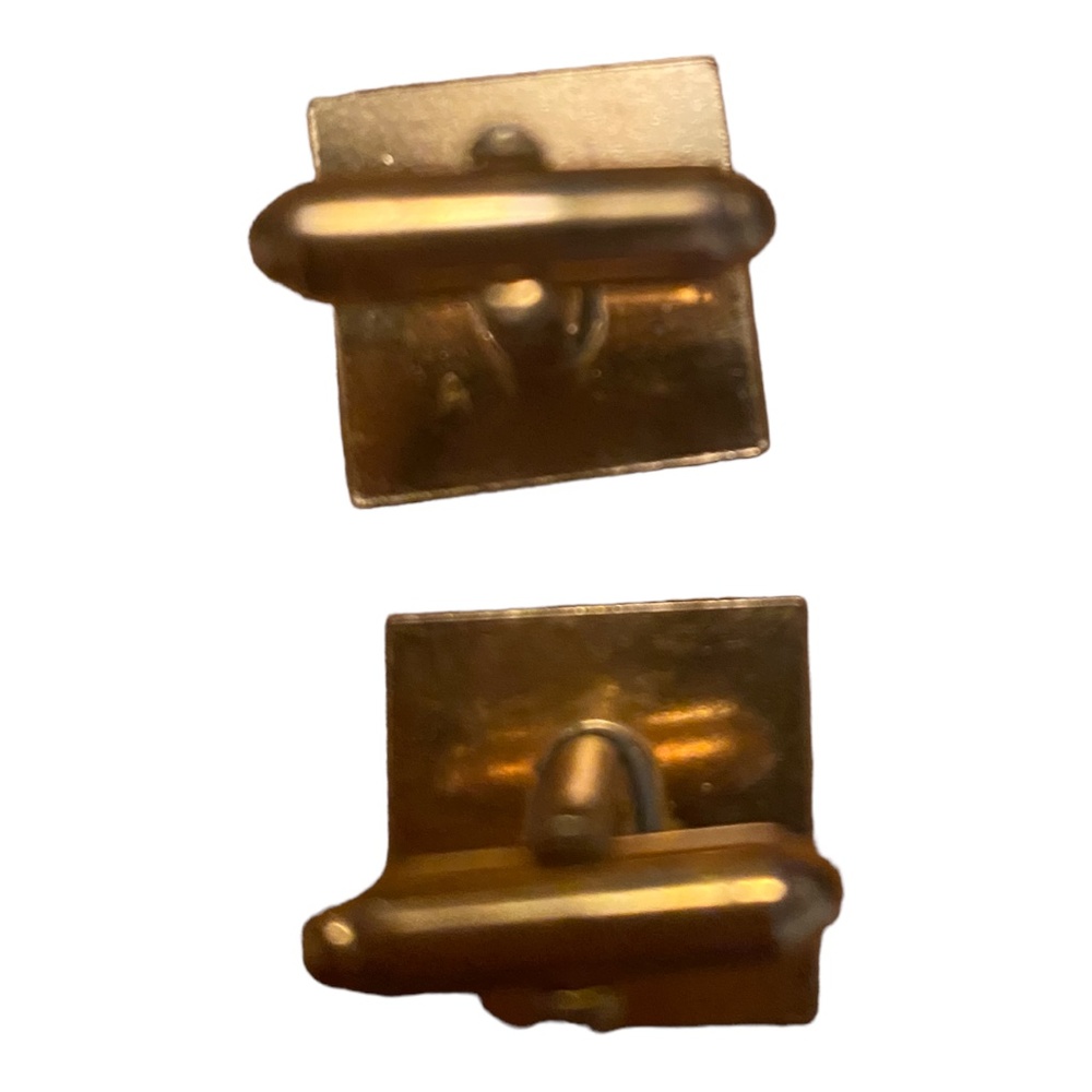 Vintage gold plated cufflinks - Picture 9 of 9